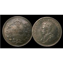 ONE OF THE FINEST KNOWN!  1921  5¢ ICCS MS64