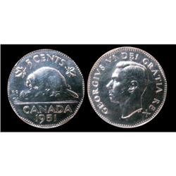 1951 High Relief  5¢ PCGS MS-65  Brilliant wi