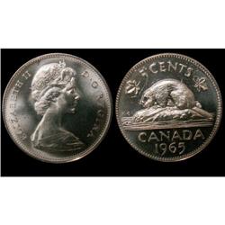 1965 Large Beads variety 5¢ MS-62, brilliant