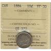 Image 1 : 1884 10¢ ICCS VF30. Mid grade key date exampl