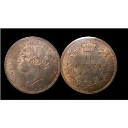 POSSIBLY THE FINEST KNOWN!  1888 10¢ ICCS MS6