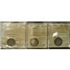 Image 1 : 1903, 1906, 1911 10¢, all three coins are ICC