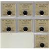 Image 1 : Lot of 7 ICCS graded MS-67 10¢ "NUMISMATIC BU