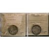 Image 1 : 1858 20¢ ICCS F12. Lot of 2 coins one designa