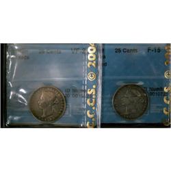 1874H 25¢ CCCS F-15, 1883H CCCS VF-20. Lot of