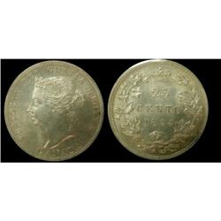 TIED FOR FINEST KNOWN!  1894 25¢ ICCS MS65 PQ