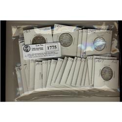 Lot of thirty-five   25 cents;  Includes 1902