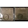Image 1 : Lot of 2 ICCS graded 25¢; 1921 F-15, 1939 MS-
