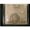 Image 1 : 1929 25¢ ICCS MS63, a mintstate example with