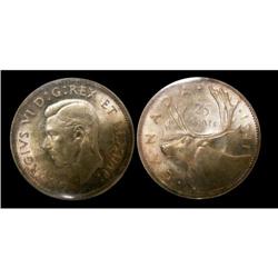 1941 25¢ ICCS MS-65  Nicely toned.  Excellent