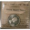 Image 1 : 1962 25¢  ICCS MS-65 ULTRA HEAVY CAMEO  fully