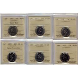 1971, 1972, 1973 SB, 1975, 1976, 1978 Large d