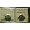 Image 1 : 1999, 2001-P 25¢, both ICCS graded MS-66 "Num