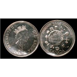 VERY RARE  2000-P 25¢ "Community" ICCS M-62 P