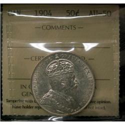 1904 50¢ ICCS AU-50 A nice example with probl