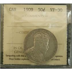 1909 50¢ ICCS VF-30