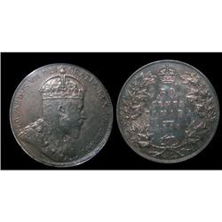 1910 Edwardian leaves 50¢ ICCS MS63, a super