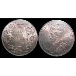 1912 50¢ ICCS MS-65 attractive toning over fu