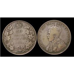 1921 50¢ PCGS VG-10   The "King" of Canadian