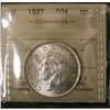 Image 1 : 1937 50¢ ICCS MS-64