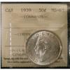 Image 1 : 1939 50¢ ICCS MS-63, brilliant and lustrous