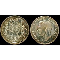 THE FINEST KNOWN!  1949 "Hoof" 50¢ ICCS MS64