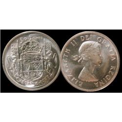 TIED FOR FINEST KNOWN!  1958 Dot  50¢ ICCS MS