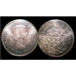 THE FINEST KNOWN!  1962 50¢ ICCS MS66 PQ+.Sup