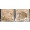 Image 1 : Lot of two ICCS Silver dollars, 1935 and 1937