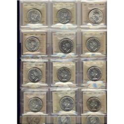 1935 to 1966 Silver Dollars.  Lot of 21 coins