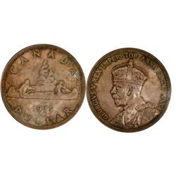 1935 $1 PCGS MS-66, nicely toned. Scarce in t