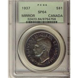 1937 "Mirror" $1 PCGS SP-64, nicely toned. Sc