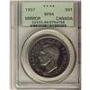 Image 1 : 1937 "Mirror" $1 PCGS SP-64, nicely toned. Sc