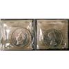 Image 1 : 1946 and 1955 $1.  Lot of 2 coins both ICCS g