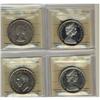 Image 1 : Lot of four ICCS Silver dollars; 1946 MS60, 1