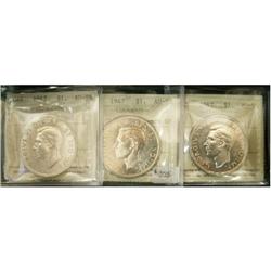 1947 $1.  Lot of 3 coins including, 1947 ML,