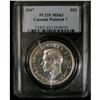 Image 1 : 1947 POINTED  "Double HP" $1 PCGS MS-63 Brill