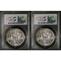1947 ML "Double HP" $1 PCGS MS-64 Brilliant w