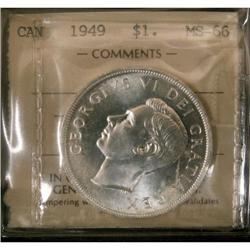 1949 $1 ICCS MS66, a superb example.