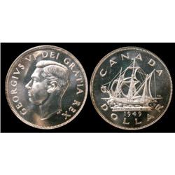 1949 $1 PCGS SP-66, fully brilliant and lustr