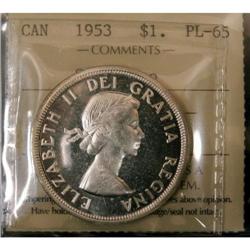 1953 SF $1 ICCS PL-65 CAMEO A premium quality