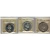 1957, 1958 cameo and 1961 $1.  Lot of 3 coins