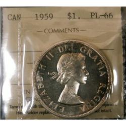 1959 $1 ICCS PL-66 A premium quality example.