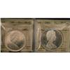 Lot of 2 ICCS MS64 Dollars, includes, 1965 Lg