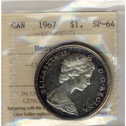 1967 $1 ICCS SP-66 HEAVY CAMEO
