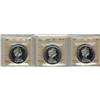 1967 $1 ICCS SP66 Heavy Cameo.  Lot of 3 coin