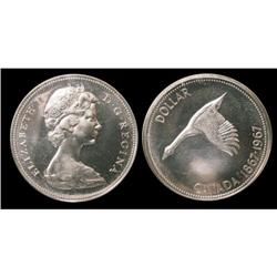 1967 "Diving Goose" $1 ICCS MS-64 A premium q