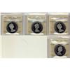 Image 1 : Lot of 4 ICCS PF67 UHC dollars (Nickel), incl