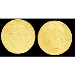 France - Louis D'or, 1745W KM#513,22 Certifie