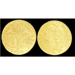 France - Louis D'or, 1747A KM#513,1 Certified